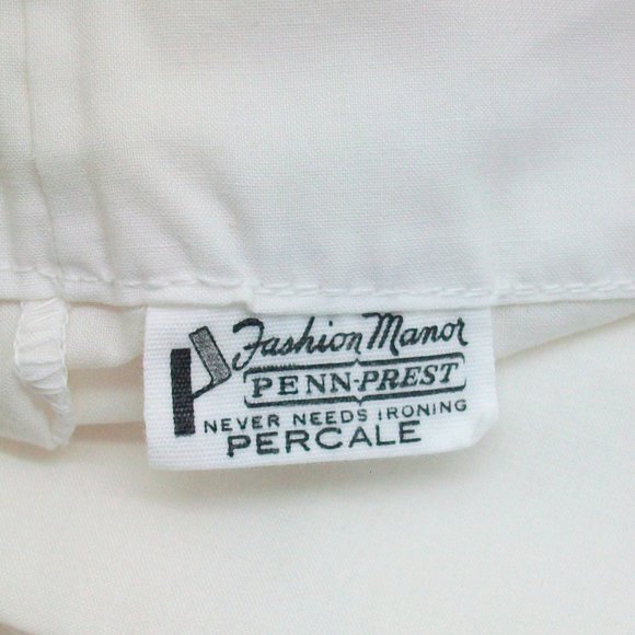 Vintage Embroidered Birds Floral Bouquet Pillowcase Queen Size - Picture 4 of 5